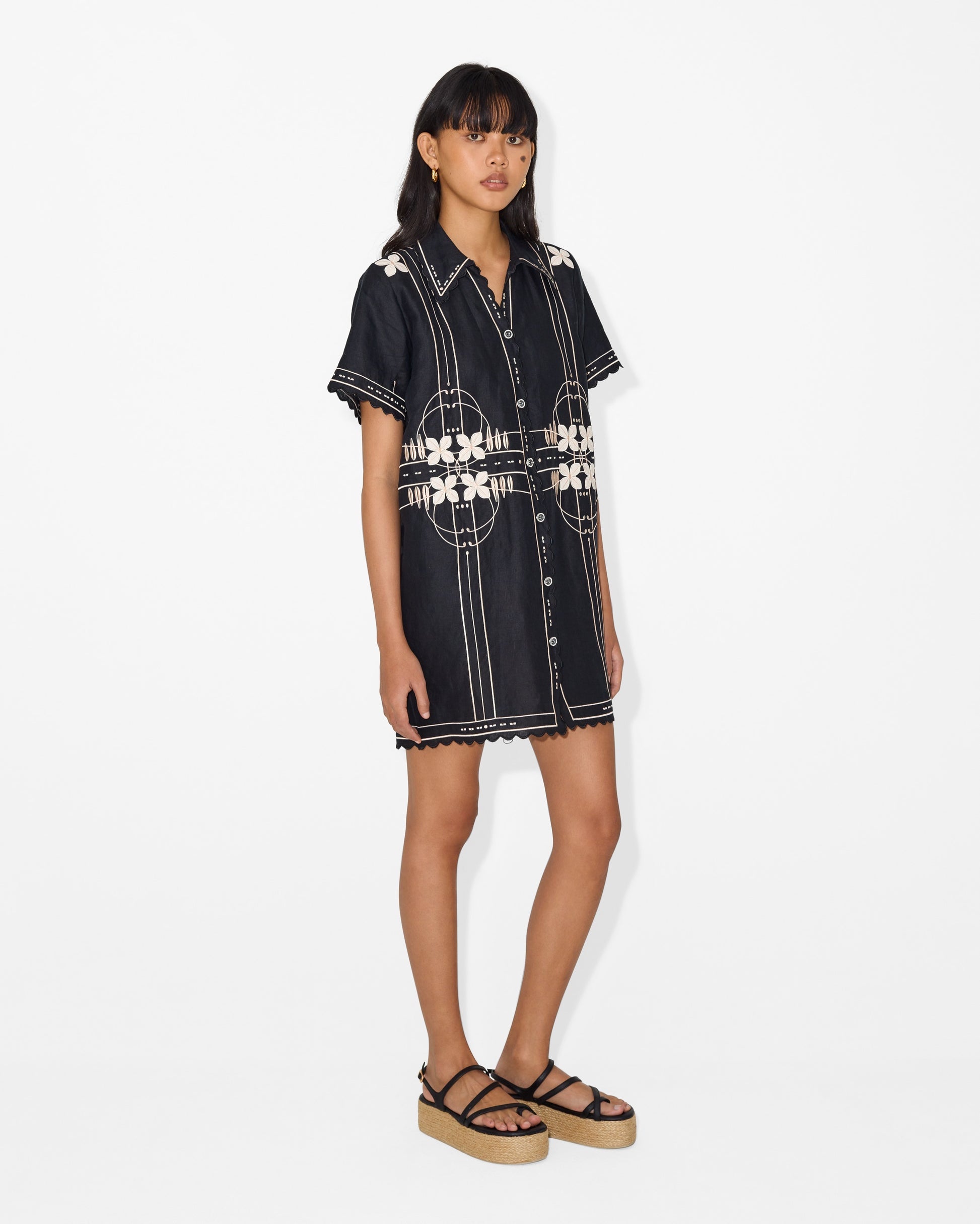 magali pascal shirt dress ADELINA SHIRT DRESS