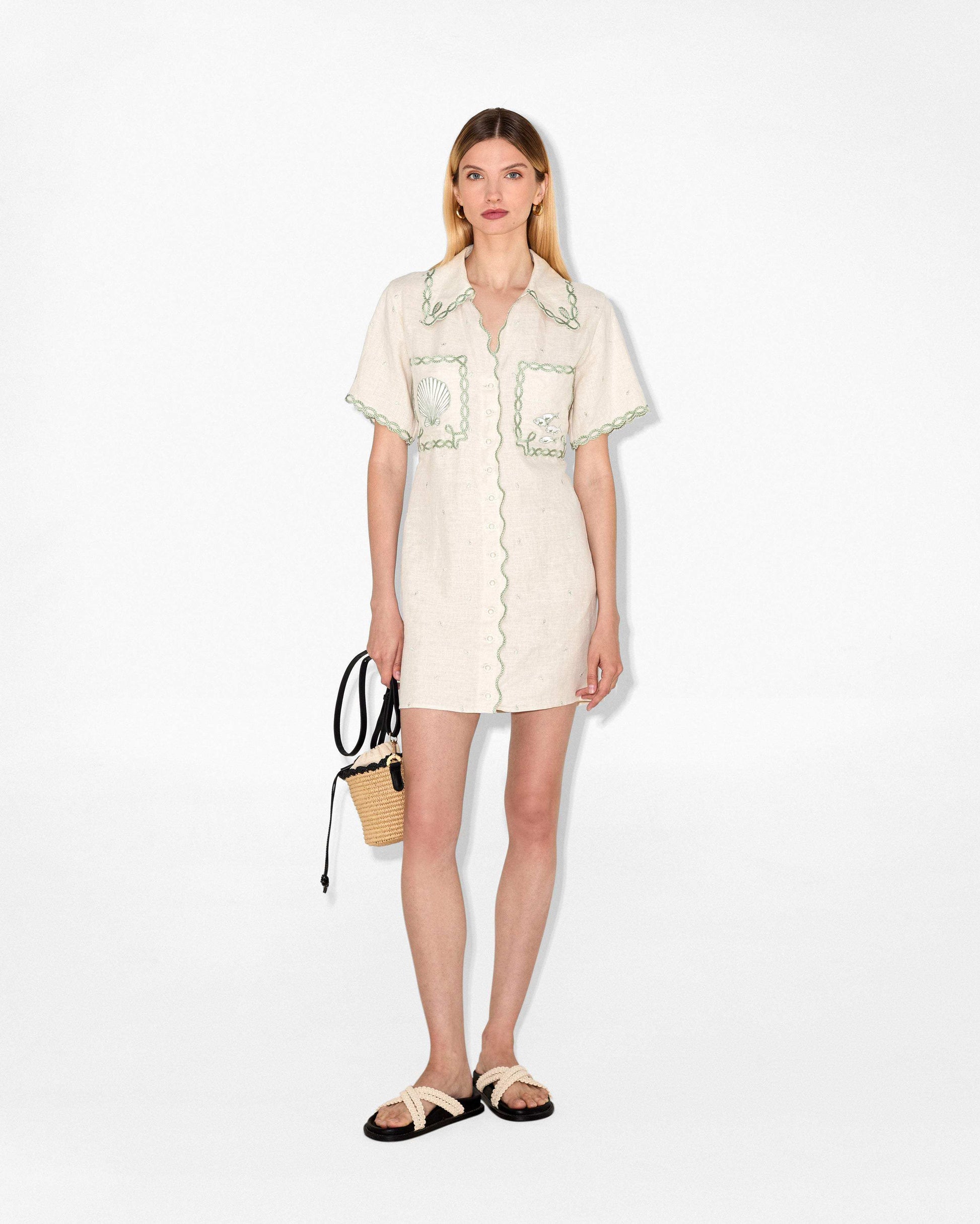 magali pascal shirt dress NONNA SHIRT DRESS