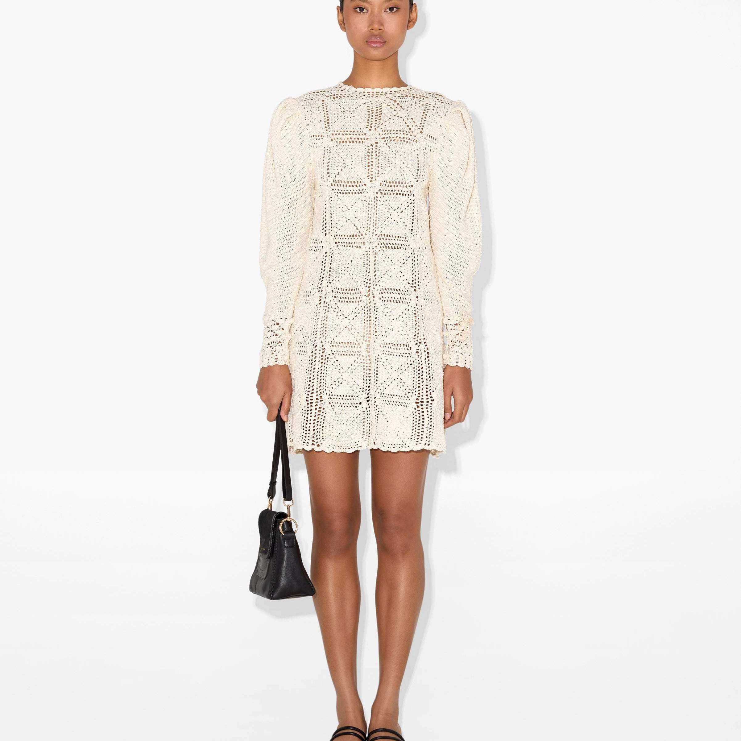 magali pascal lace dress Magali Pascal Emiliana Dress in Ivory Cream