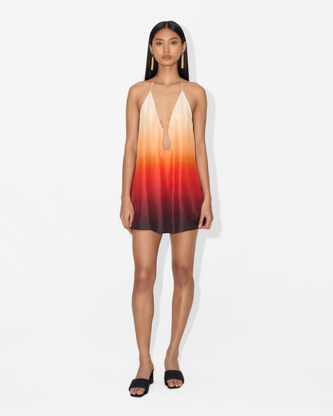 orange ombre mini dress ROBIN MINI DRESS – Magali Pascal