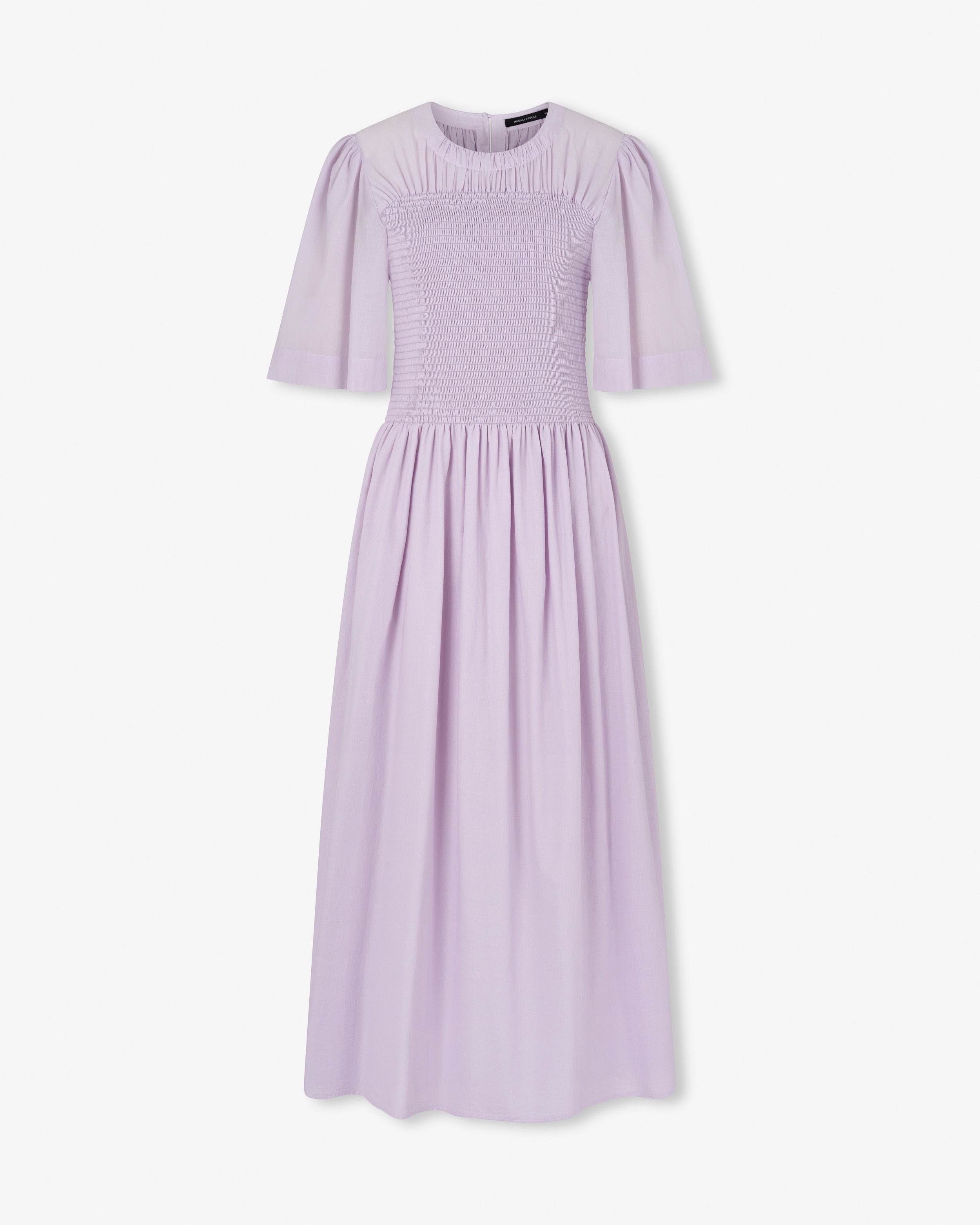 magali pascal purple dress Magali Pascal Ruffled High-low Maxi Dress In Purple